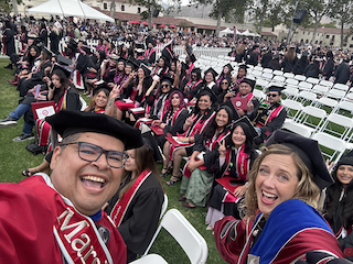 Group of Grading Sociology Students at Commencement